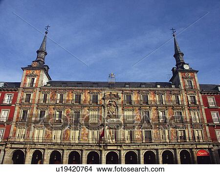 Picture - Spain, Madrid, City, Town, Monument, Building, Tower. Fotosearch