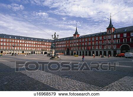 Spain, Madrid, City, Town, Monument, Building, Tower View Large Photo Image Stock Photo - Spain, Madrid, City, Town, Monument, Building, Tower. Fotosearch