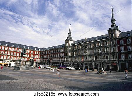 Spain, Madrid, City, Town, Monument, Building, Tower View Large Photo Image Stock Photography - Spain, Madrid, City, Town, Monument, Building, Tower. Fotosearch