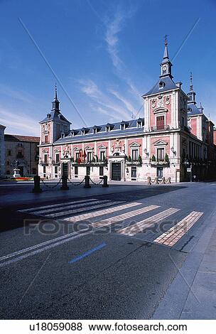 Spain, Madrid, City, Town, Road, Monument, Building View Large Photo Image Stock Photo - Spain, Madrid, City, Town, Road, Monument, Building. Fotosearch