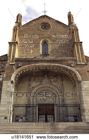 Stock Image - Spain, Madrid, City, Town, Architecture, Tower, Bell tower. Fotosearch