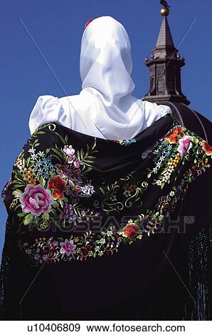 Spain, Madrid, City, Town, Woman, Chulapa, From madrid View Large Photo Image Stock Photo - Spain, Madrid, City, Town, Woman, Chulapa, From madrid. Fotosearch
