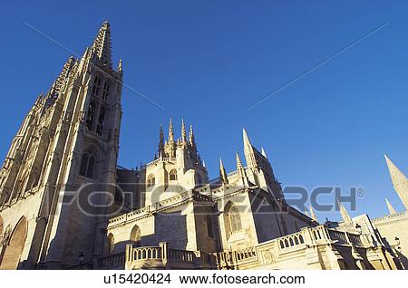 Picture - Spain, Castilla leon, Burgos, City, Town, Building, Buildings. Fotosearch