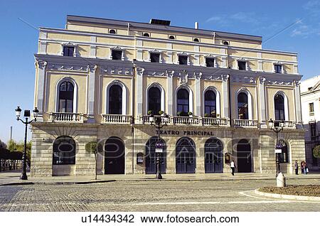 Stock Image - Spain, Castilla leon, Burgos, City, Town, Building, Buildings. Fotosearch