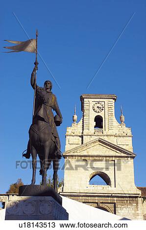 Stock Image - Spain, Castilla leon, Burgos, City, Town, Architecture, Church. Fotosearch