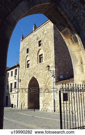 Stock Image - Spain, Castilla leon, Burgos, City, Town, Art, Architecture. Fotosearch