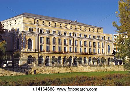 Stock Photo - Spain, Castilla leon, Burgos, City, Town, Building, Buildings. Fotosearch