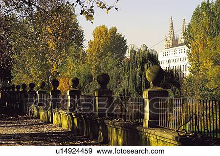 Stock Photo - Spain, Castilla leon, Burgos, City, Town, Building, Architecture. Fotosearch
