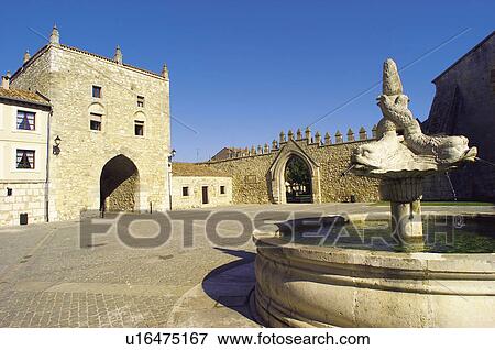 Spain, Castilla leon, Burgos, City, Town, Art, Architecture View Large Photo Image Stock Photo - Spain, Castilla leon, Burgos, City, Town, Art, Architecture. Fotosearch