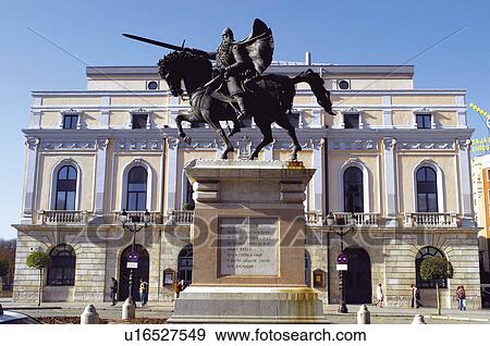 Stock Photo - Spain, Castilla leon, Burgos, City, Town, Building, Window. Fotosearch