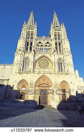 Spain, Castilla leon, Burgos, City, Town, Building, Buildings View Large Photo Image Stock Photo - Spain, Castilla leon, Burgos, City, Town, Building, Buildings. Fotosearch