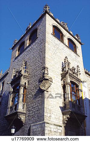 Spain, Castilla leon, Burgos, City, Town, Architecture, Architectural details View Large Photo Image Stock Photo - Spain, Castilla leon, Burgos, City, Town, Architecture, Architectural details. Fotosearch