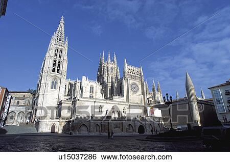 Spain, Castilla leon, Burgos, City, Town, Building, Buildings View Large Photo Image Stock Photograph - Spain, Castilla leon, Burgos, City, Town, Building, Buildings. Fotosearch