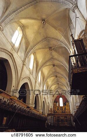 Stock Photography - Spain, Castilla leon, Burgos, City, Town, Art, Monastery. Fotosearch