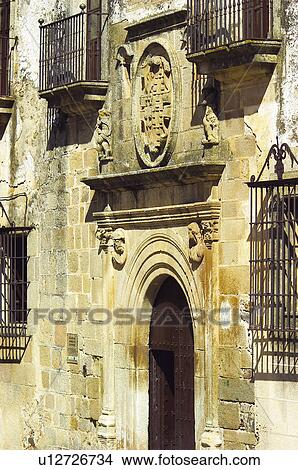 Picture - Caceres, Extremadura, Spain, City, Town, Architecture, Architectural details. Fotosearch