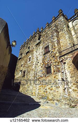 Caceres, Extremadura, Spain, City, Town, Architecture, Building View Large Photo Image Stock Image - Caceres, Extremadura, Spain, City, Town, Architecture, Building. Fotosearch