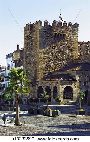 Caceres, Extremadura, Spain, City, Town, Building, Buildings View Large Photo Image Stock Image - Caceres, Extremadura, Spain, City, Town, Building, Buildings. Fotosearch
