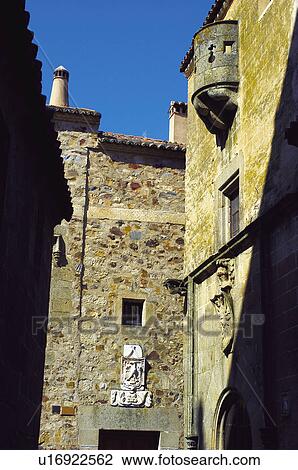 Caceres, Extremadura, Spain, City, Town, Architecture, Art View Large Photo Image Stock Image - Caceres, Extremadura, Spain, City, Town, Architecture, Art. Fotosearch