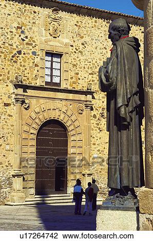 Caceres, Extremadura, Spain, City, Town, Architecture, Art View Large Photo Image Stock Image - Caceres, Extremadura, Spain, City, Town, Architecture, Art. Fotosearch