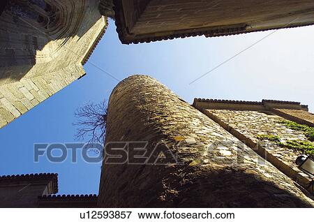 Caceres, Extremadura, Spain, City, Town, Architecture, Art View Large Photo Image Stock Photo - Caceres, Extremadura, Spain, City, Town, Architecture, Art. Fotosearch