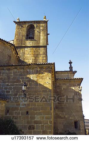 Stock Photo - Caceres, Extremadura, Spain, City, Town, Building, Buildings. Fotosearch