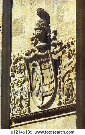 Stock Photography - Caceres, Extremadura, Spain, City, Town, Architecture, Architectural details. Fotosearch