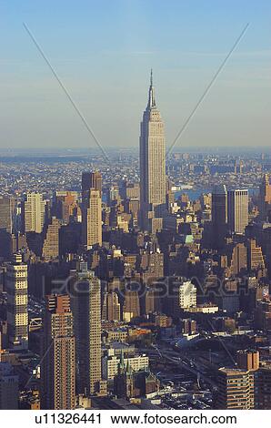 Stock Image - Usa, United states of america, North america, America, New York, City, Town. Fotosearch