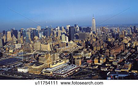 Stock Image - Usa, United states of america, North america, America, New York, City, Town. Fotosearch