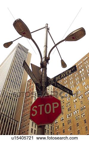 Stock Image - Usa, United states of america, North america, America, New York, City, Town. Fotosearch
