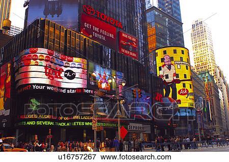Stock Photo - Usa, United states of america, North america, America, New York, City, Town. Fotosearch