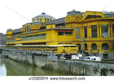 Spain, Basque country, Bilbao, City, Spanish city, Estuary, Building View Large Photo Image Picture - Spain, Basque country, Bilbao, City, Spanish city, Estuary, Building. Fotosearch