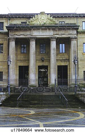 Spain, Basque country, Bilbao, City, Spanish city, Building, Entrance View Large Photo Image Picture - Spain, Basque country, Bilbao, City, Spanish city, Building, Entrance. Fotosearch