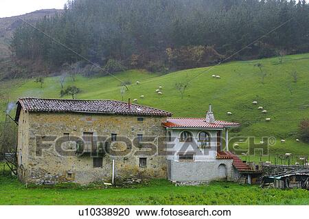 Spain, Basque country, Bilbao, City, Spanish city, House, Country View Large Photo Image Stock Image - Spain, Basque country, Bilbao, City, Spanish city, House, Country. Fotosearch