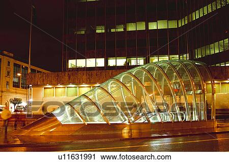 Stock Image - Spain, Basque country, Bilbao, City, Spanish city, Architecture, Modern. Fotosearch