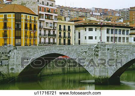 Spain, Basque country, Bilbao, City, Spanish city, Building, Buildings View Large Photo Image Stock Image - Spain, Basque country, Bilbao, City, Spanish city, Building, Buildings. Fotosearch