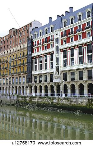 Spain, Basque country, Bilbao, City, Spanish city, Building, Buildings View Large Photo Image Stock Image - Spain, Basque country, Bilbao, City, Spanish city, Building, Buildings. Fotosearch