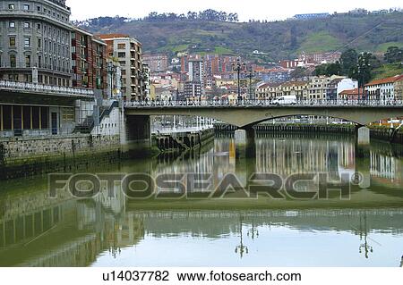 Spain, Basque country, Bilbao, City, Spanish city, Building, Buildings View Large Photo Image Stock Image - Spain, Basque country, Bilbao, City, Spanish city, Building, Buildings. Fotosearch