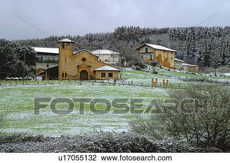 Stock Image - Spain, Basque country, Bilbao, City, Spanish city, House, Houses. Fotosearch