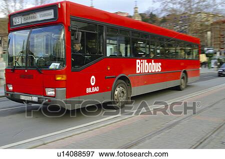 Stock Photo - Spain, Basque country, Bilbao, City, Spanish city, Building, Buildings. Fotosearch