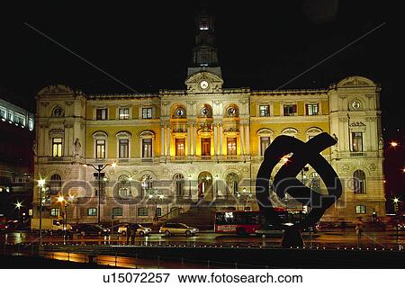 Spain, Basque country, Bilbao, City, Spanish city, Architecture, Building View Large Photo Image Stock Photo - Spain, Basque country, Bilbao, City, Spanish city, Architecture, Building. Fotosearch