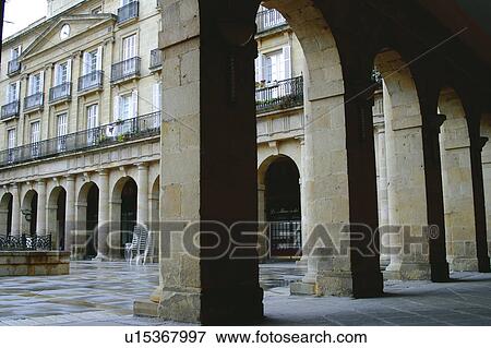 Spain, Basque country, Bilbao, City, Spanish city, Building, Buildings View Large Photo Image Stock Photo - Spain, Basque country, Bilbao, City, Spanish city, Building, Buildings. Fotosearch