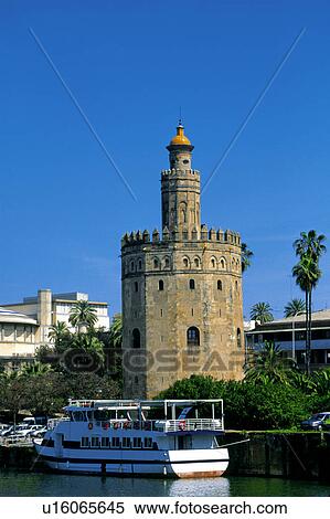 Espagne Espagnol Monument Espagnol Monument Andalucia Andalousie Sevilla Banques De Photographies U Fotosearch