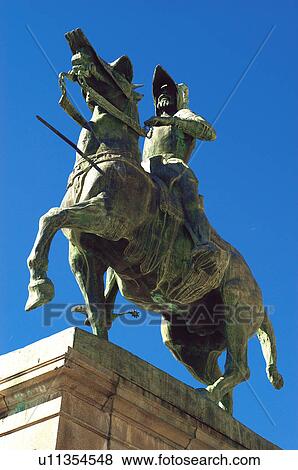 Stock Photo - Spain Spanish monument Extremadura Caceres Trujillo. Fotosearch