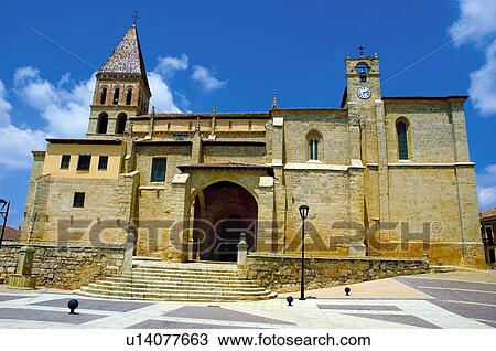 Stock Image - Spain, Spanish, Monument, Spanish monument, Castilla leon, Palencia, Paredes de navas. Fotosearch