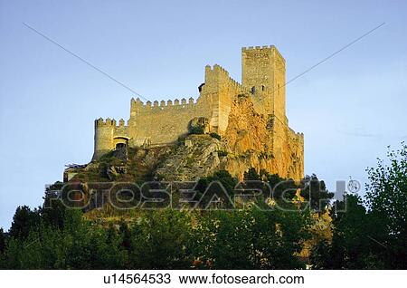 Stock Image - Spain, Spanish, Monument, Spanish monument, Castilla, Castilla mancha, Castilla la mancha. Fotosearch