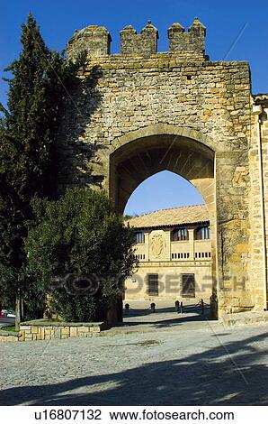 Stock Image - Spain, Spanish, Monument, Spanish monument, Andalucia, Andalusia, Baeza. Fotosearch