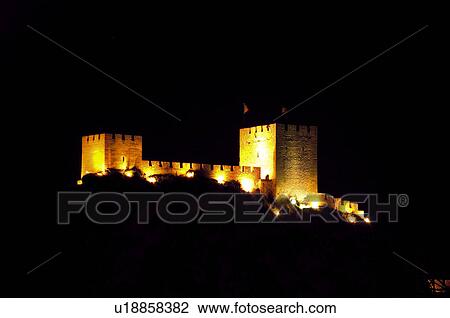 Stock Image - Spain, Spanish, Monument, Spanish monument, Comunidad valenciana, Alicante, Sax. Fotosearch