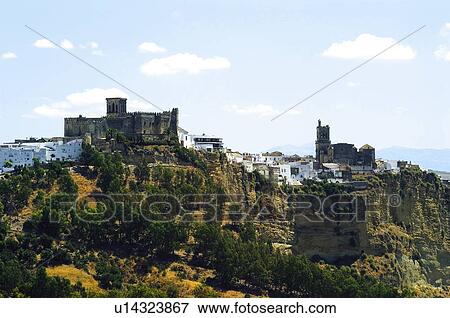 Stock Photo - Spain, Spanish, Monument, Spanish monument, Andalucia, Andalusia, Cadiz. Fotosearch