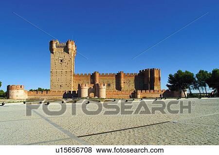 Stock Photo - Spain, Spanish, Monument, Spanish monument, Castilla leon, Valladolid, Medina del campo. Fotosearch