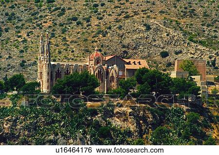 Stock Photograph - Spain, Spanish, Monument, Spanish monument, Comunidad valenciana, Alicante, Sanctuary. Fotosearch
